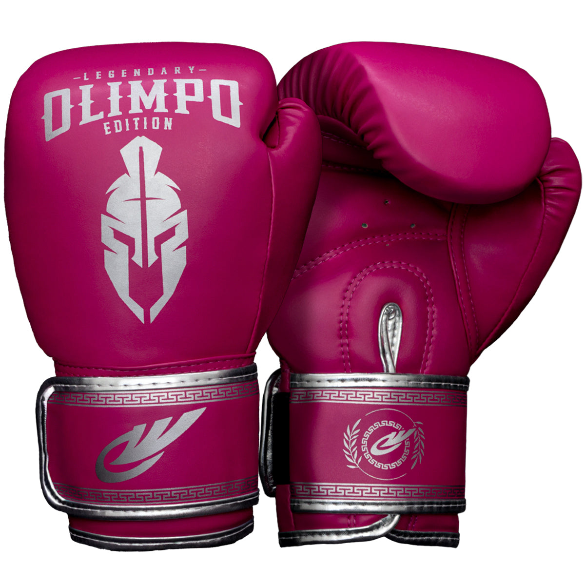 Luva de Boxe e Muay Thai Legendary Edition – Rosa com Prata – Olimpo