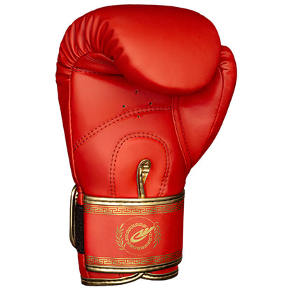Luva de Boxe e Muay Thai Legendary Edition – Vermelho com Dourado – Olimpo (foto 3)