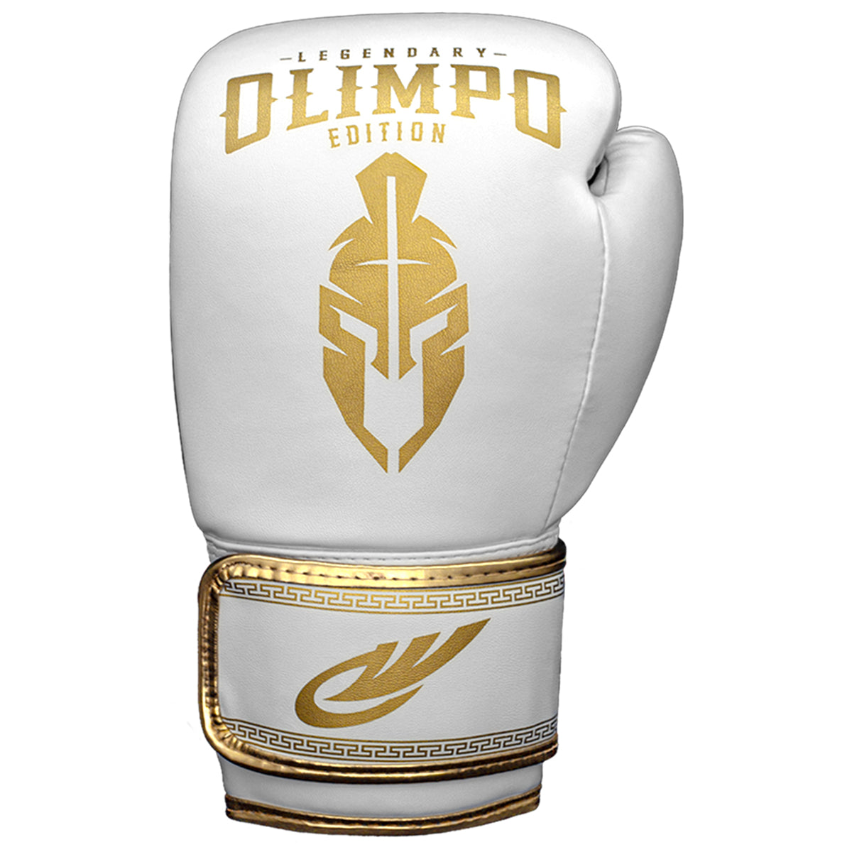 Luva de Boxe e Muay Thai Legendary Edition – Branco com Dourado – Olimpo (foto 2)