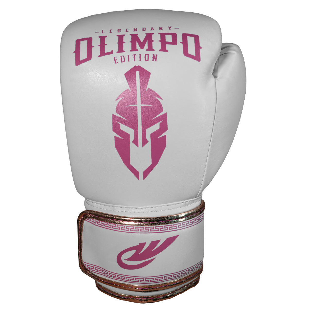 Luva de Boxe e Muay Thai Legendary Edition – Branco com Rosa – Olimpo (foto 2)
