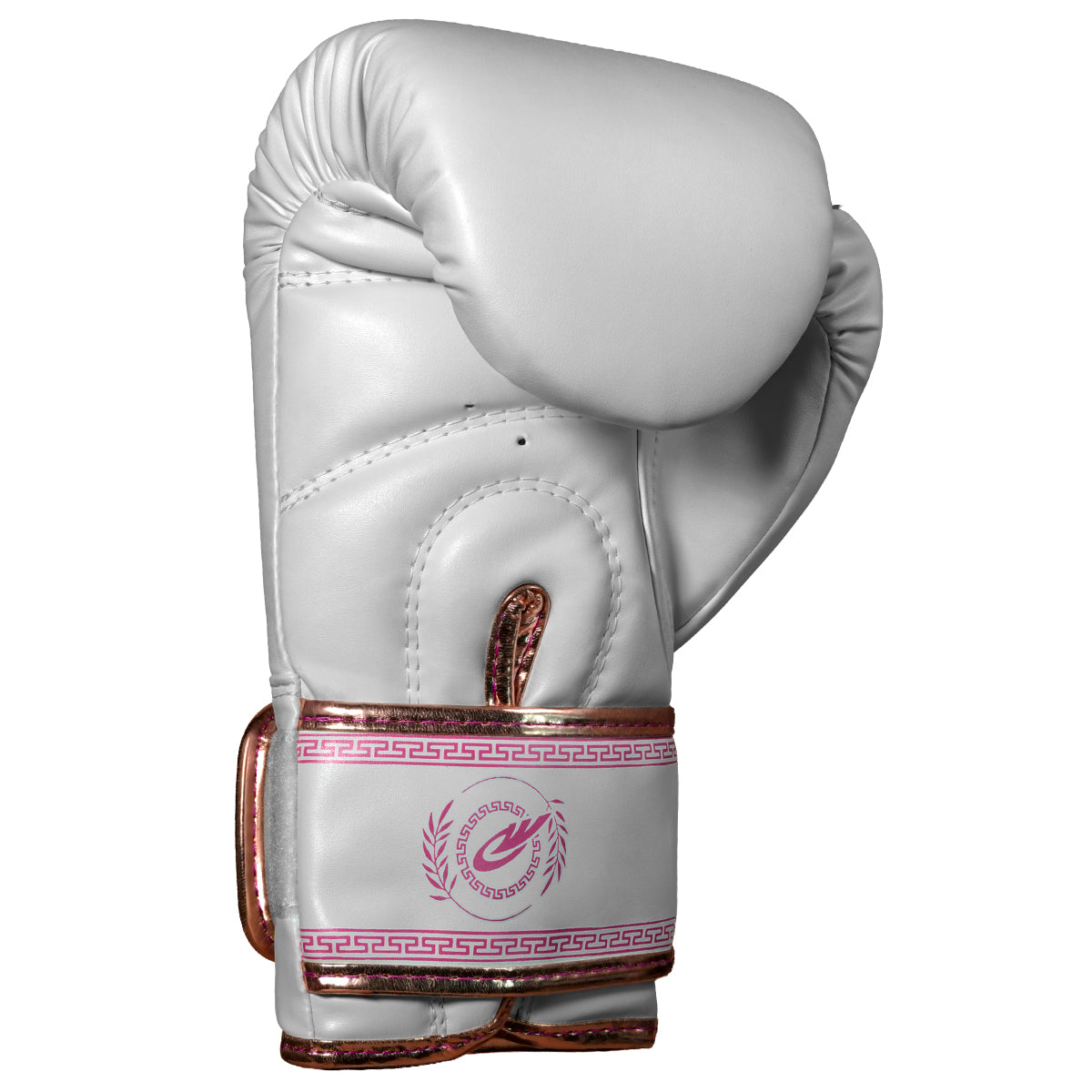 Luva de Boxe e Muay Thai Legendary Edition – Branco com Rosa – Olimpo (foto 3)
