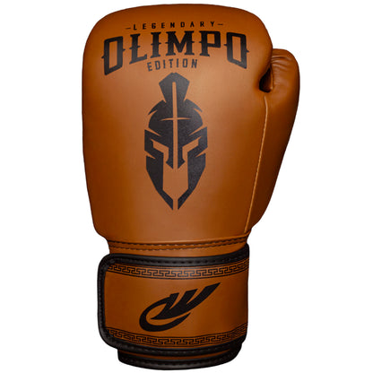 Luva de Boxe e Muay Thai Legendary Edition – Marrom com Preto – Olimpo (foto 2)