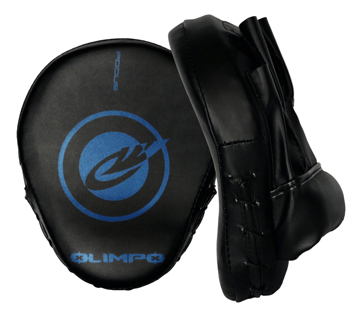 Manopla de Foco Olimpo Preto e Azul para treino de Boxe