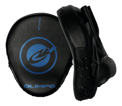 Manopla de Foco Olimpo Preto e Azul para treino de Boxe