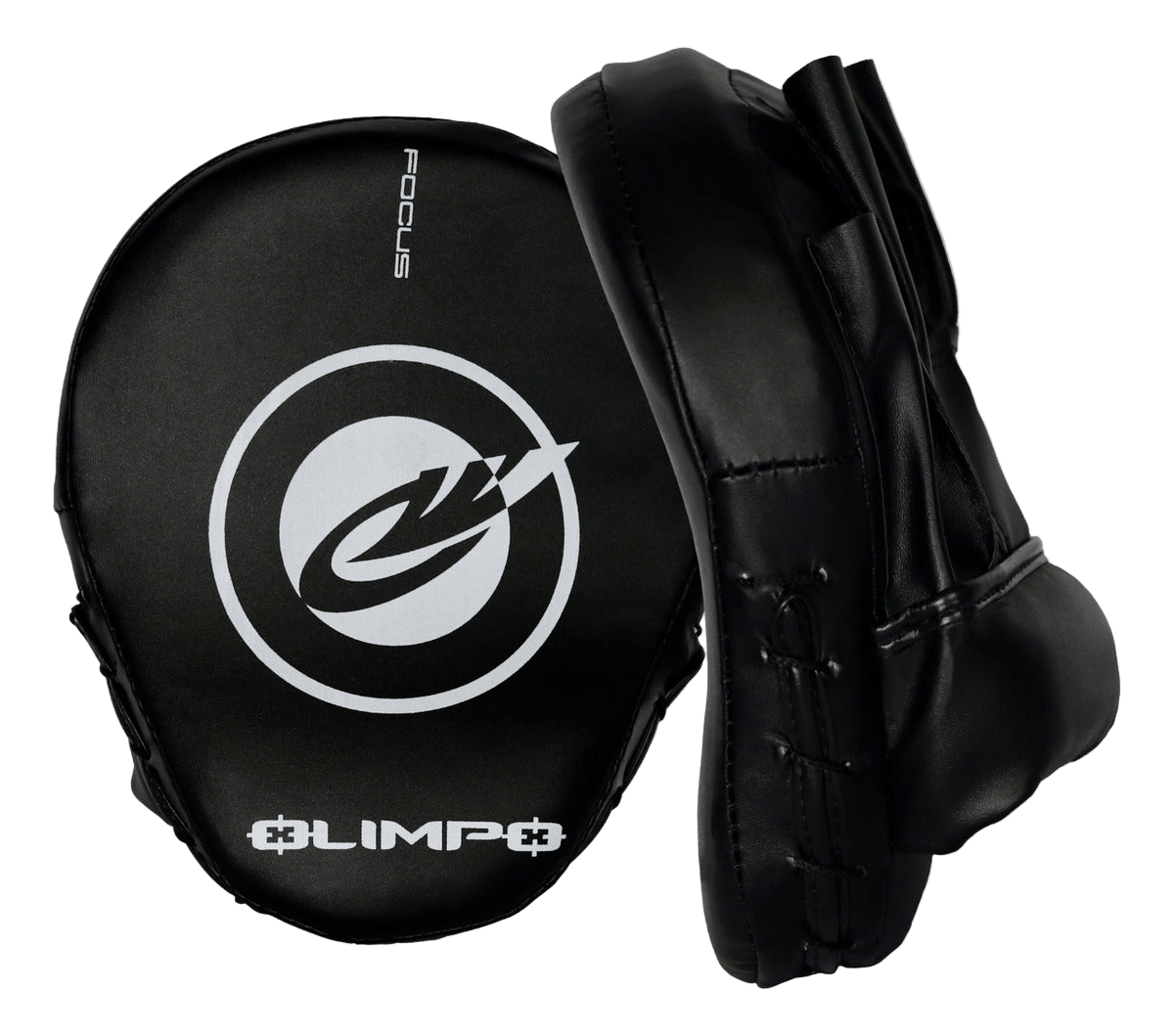 Manopla de Foco Olimpo Preto e Branco para treino de Boxe
