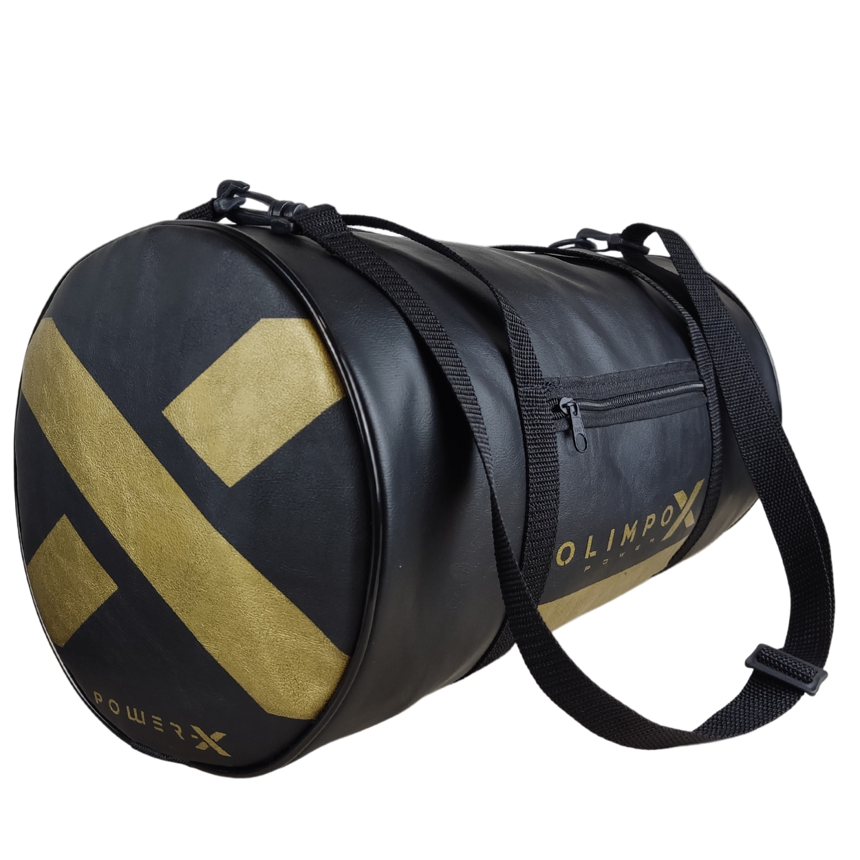 Bolsa Transversal Power-X Edition - Preto Com Dourado
