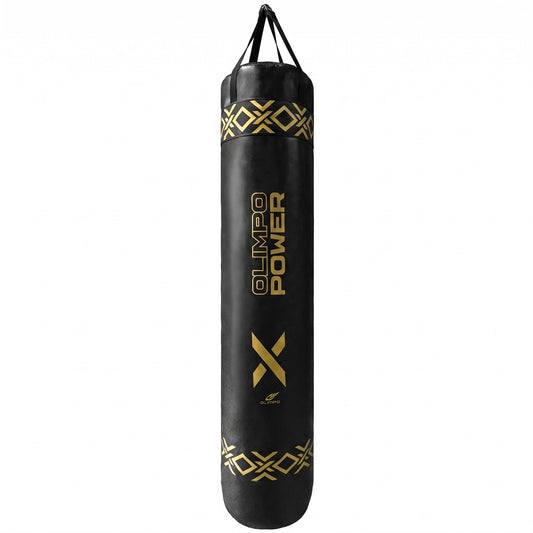Saco de Pancada Power-X – Preto com Dourado – Olimpo