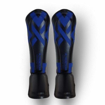 Caneleira Muay Thai Profissional Olimpo – Proteção Power-X para Sparring e Competições